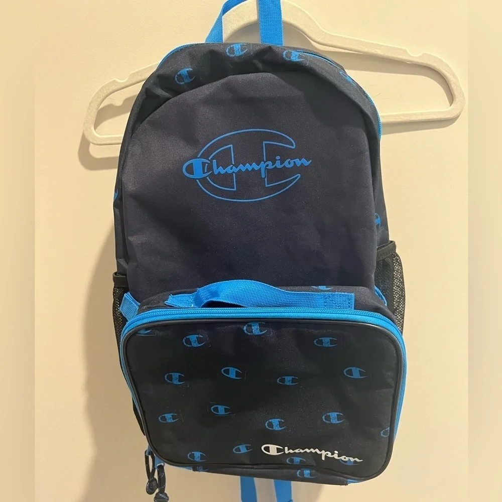 NEW Champion Youth Backpack With Detachable Lunch Bag